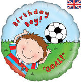 Oaktree 18inch Happy Birthday Footballer - Foil Balloons